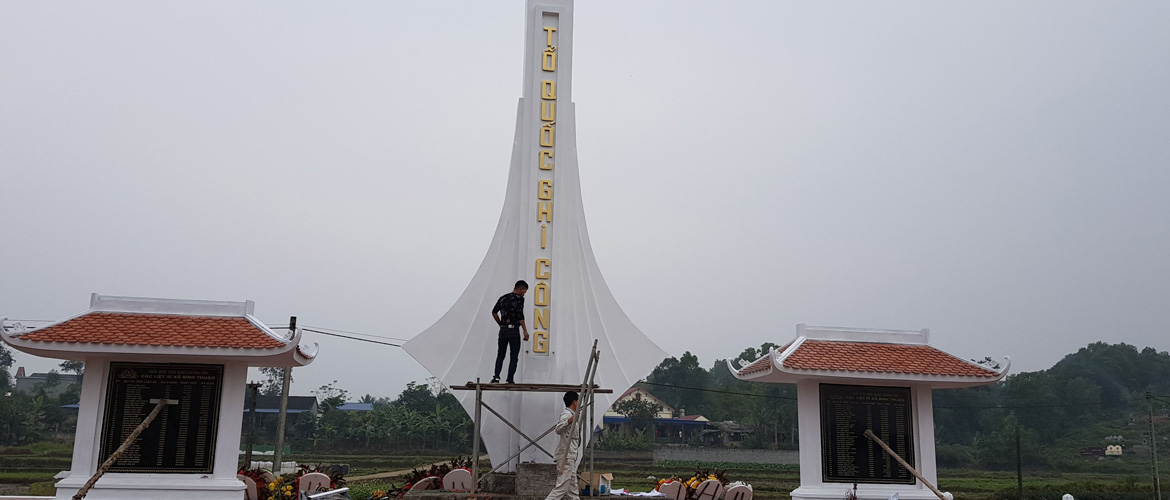 Công trình nghĩa trang xã Bình Thuận